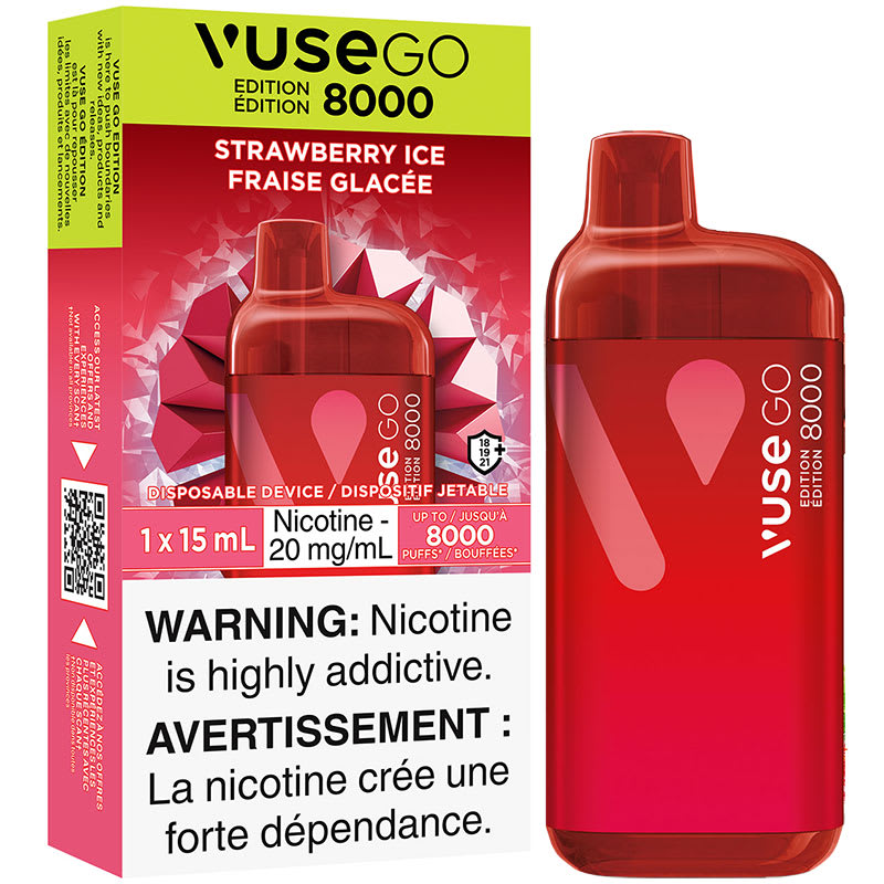 vuse go 1200 Vuse Go Grape Ice 2.0 5000 Puffs Disposable Vape x 1200 main image 1