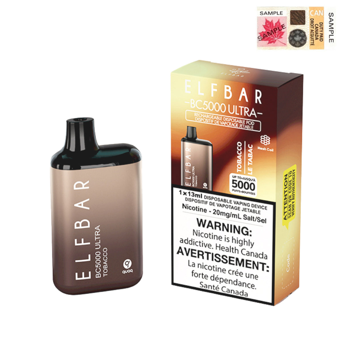 elf bar bc5000 ultra Elf Bar BC5000 ULTRA - Mint (5% nic) - buy hookah tobacco at a good price  in Poland main image 1