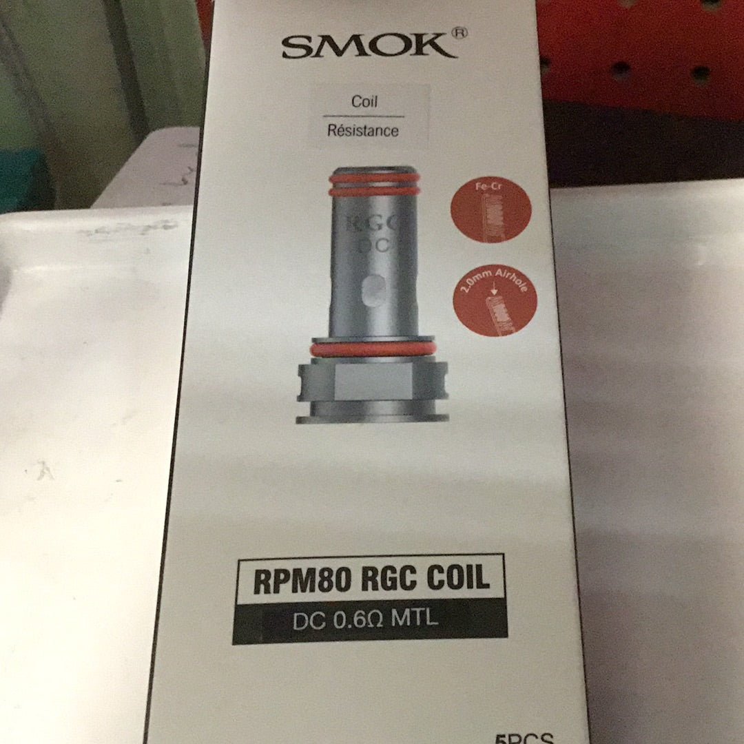 Smok RPM80 Rgc Coil DC 0.6 MTL 5 Pcs – vapewholesaler.ca
