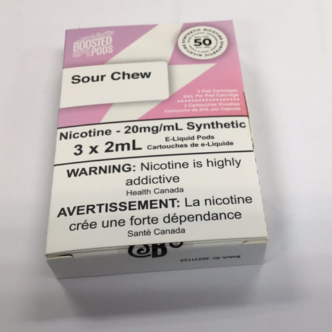 [s] Sour Chew by Boosted 3/pk synthetic 50 20mg