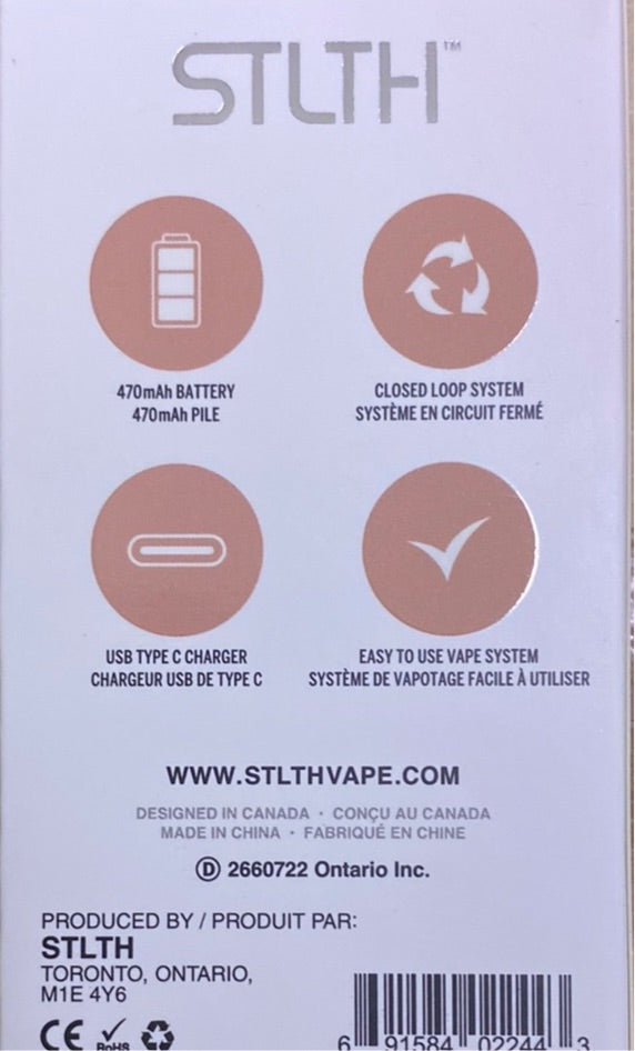rose gold vape mod factory Rose gold 470mAh STLTH Anodized Device – vapewholesaler.ca