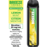 Lemon Mint Breeze Synthetic 50 2000 20mg 6ml sale 6
