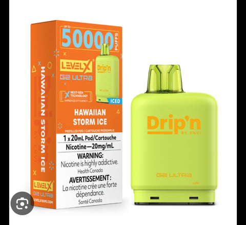 [O] Hawaiian Storm Ice Drip’n LevelX 50KO (Without Battery)