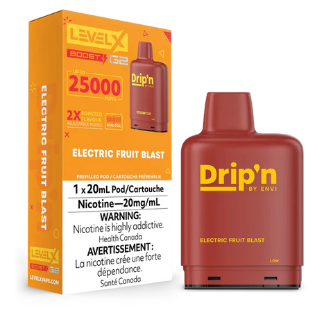 [S] Electric Fruit Blast LevelX Drip’n BoostG2 25K  (Without Battery)
