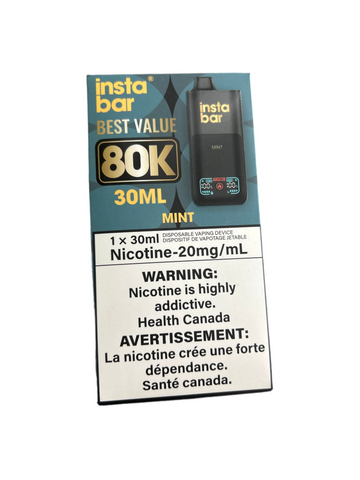 [S] Mint Insta bar 80k 30ml 20mg