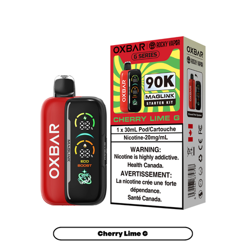 [O] Cherry Lime G Oxbar Maglink 90k0 20mg 30mI
