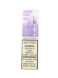 Insta bar GO Grape peach  2ml 20mg
