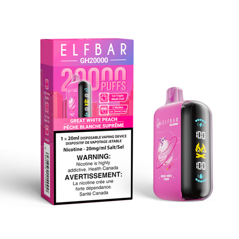 [s] Great white peach Elfbar 20k Sunit Edition 20mg 1x20ml