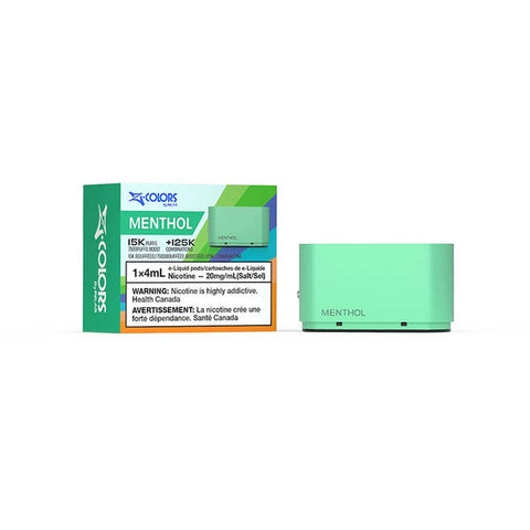 [O] Menthol ZColors pod 15k puffs