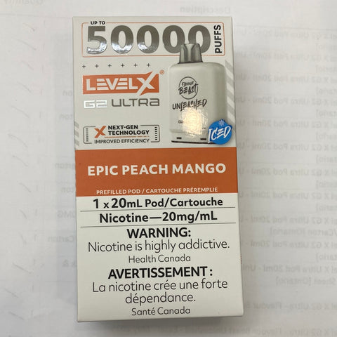 [O] Epic Peach Mango iced LevelX 50KO (Without Battery)