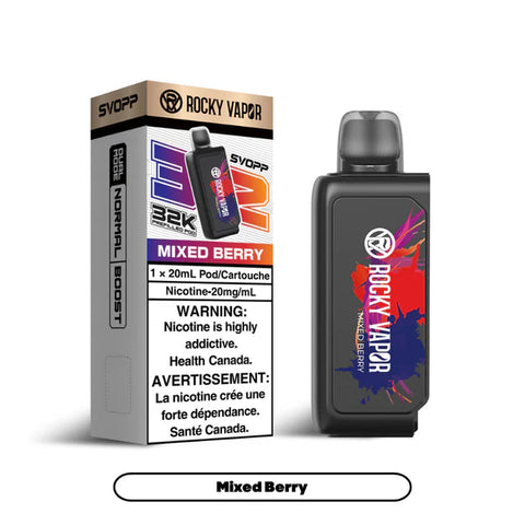 [S] Mixed Berry Sale7 Rocky Vapor OXBAR 32K [Prefilled Pods](without battery)