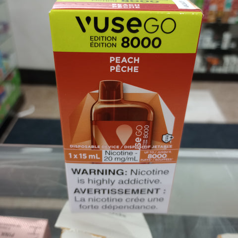 [s] Peach VuseGO 8000 puff 20mg/ml Sale Sale6 Sale10