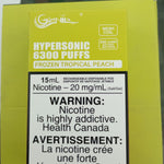 [s] Frozen Tropical Peach Genie Hypersonic 6300 Puffs 15 ml*20mg/ml Sale5 Sale8