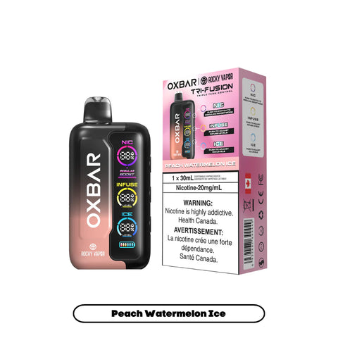[O] Peach Watermelon Ice Oxbar Tri Fusion 45KO 20mg 30mI sale 8