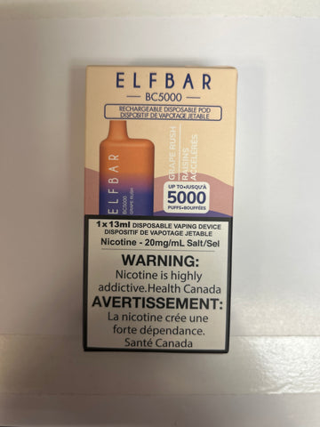 [s]  Grape Rush ELF Bar 5000 20mg Sale5