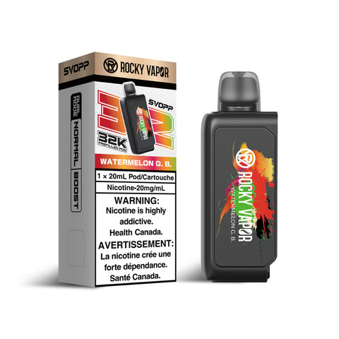 [S] Watermelon G.B. Sale7 Rocky Vapor OXBAR 32K [Prefilled Pods](without battery)