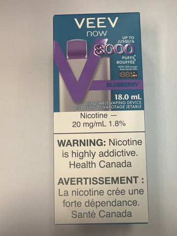 [O] Blueberry VEEV Now 8KO 18ml  20mg sale 7
