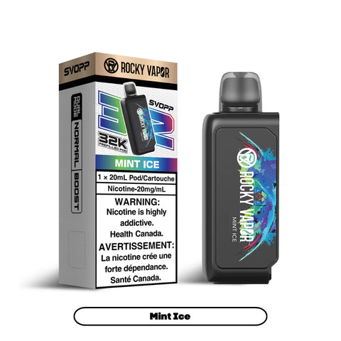 [S] Mint Ice Sale7 Rocky Vapor OXBAR 32K [Prefilled Pods](without battery)