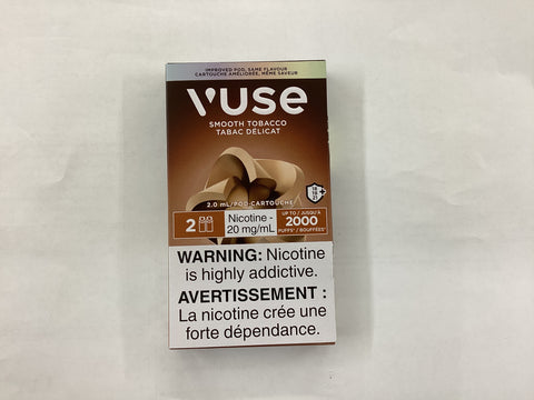 [s] Smooth Tobacco Vuse 20mg 2/PK ePod