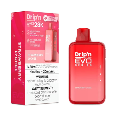 [O] Strawberry Lychee Drip'nEvo 28KO 20mg/ml 20ml sale 6