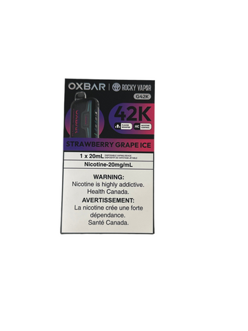 [S] Strawberry Grape ice Oxbar 42K 20mg 20mI