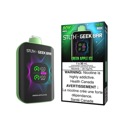 [S] Green Apple Ice STLTHXGeekbar 80k 20mg 30ml