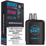 [O] Bomb Blue Razz LevelX 25KO (Without Battery)