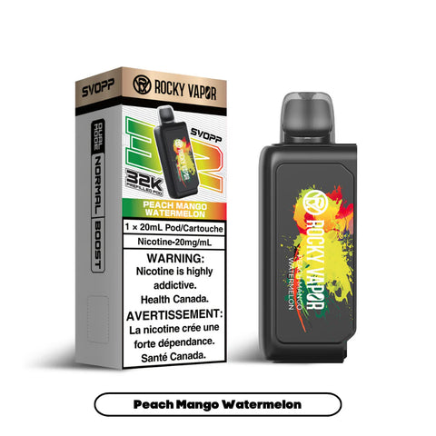 [S] Peach Mango Watermelon Sale7 Rocky Vapor OXBAR 32K [Prefilled Pods](without batter)