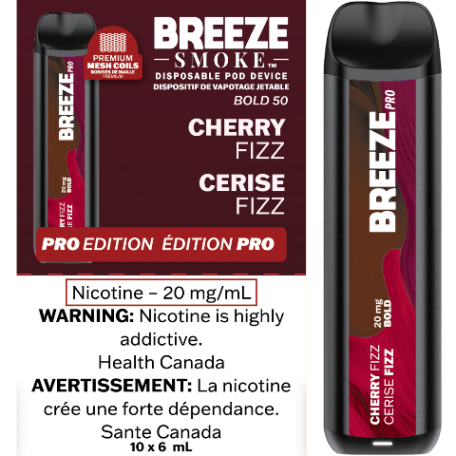 [O] Cherry Fizz Breeze Synthetic 50 2000 20mg 6ml sale 8