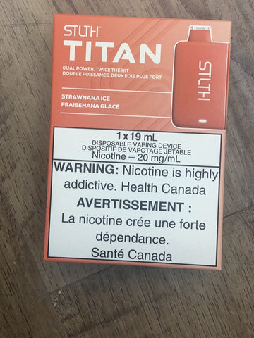 [s] Strawnana Ice STLTH Titan 10kpuffs 20mg19ml