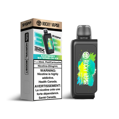 [S] Raspberry Watermelon Ice Sale7 Rocky Vapor OXBAR 32K [Prefilled Pods](without battery)