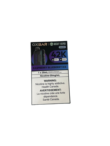[O] Raspberry Blueberry ice Oxbar 42KO 20mg 20mI