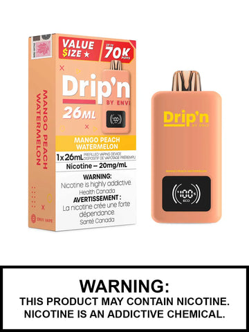 [S] Mango Peach Watermelon Drip'n 70K 20mg/ml 26m