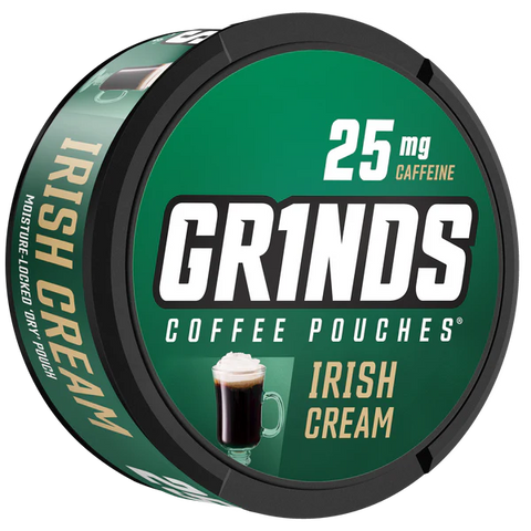 Irish Cream Coffee pouches 25mg GRINDS