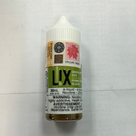 [s] Green Apple Iced Lix E-liquid 20mg/30ml