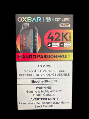 [s] Mango Passionfruit Oxbar 42K 20mg 20mI