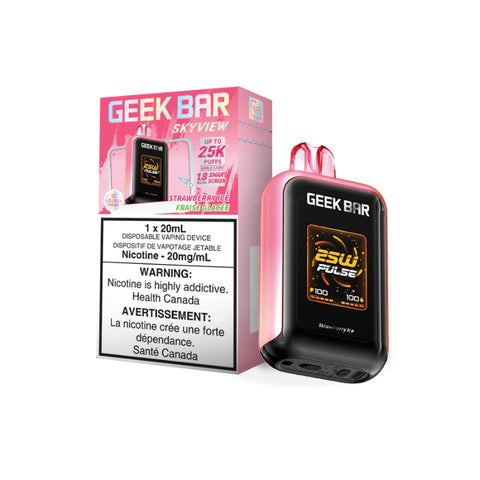[S] Strawberry Ice GeekBar skyview 25k 20mg 20mI