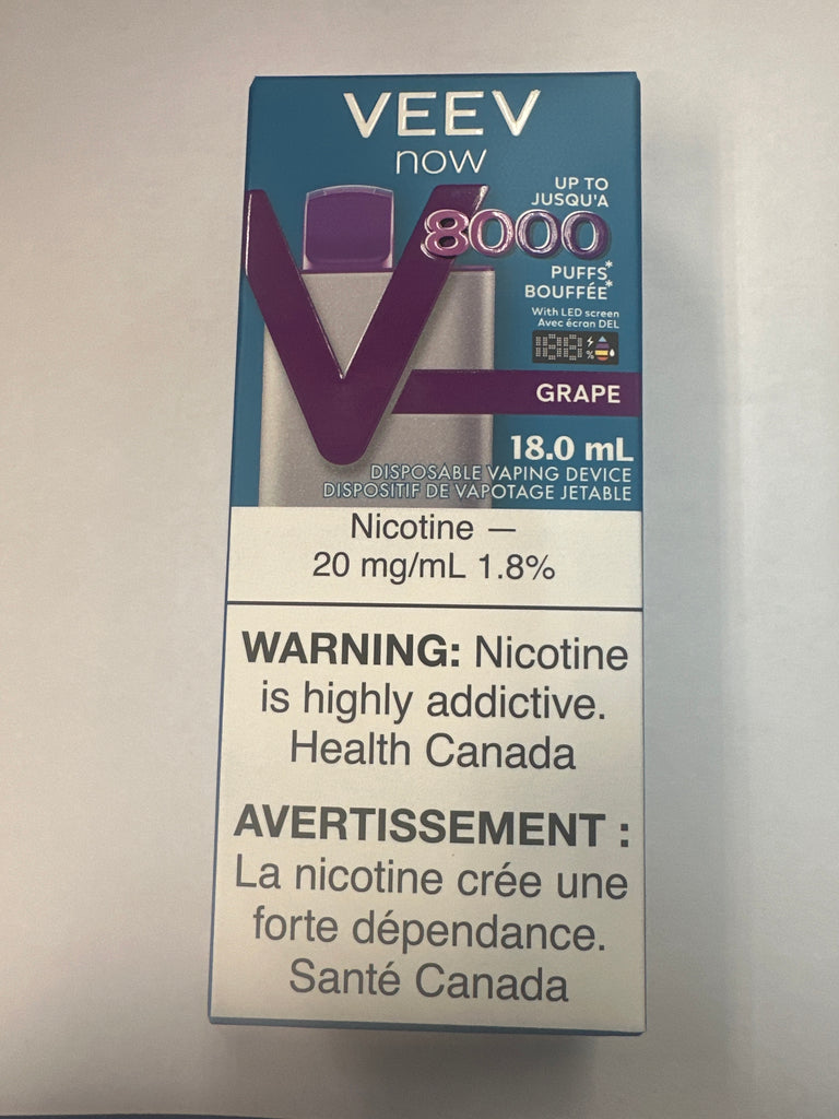 O] Grape VEEV Now 8KO 18ml 20mg sale 8 – vapewholesaler.ca