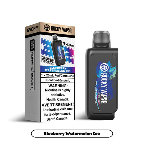 [S] Blue Watermelon Ice Sale7 Rocky Vapor OXBAR 32K [Prefilled Pods](without batter)