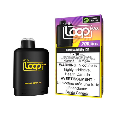 [O] Banana Berry Ice STLTH Loop Max POD 70KO 20mg 30ml