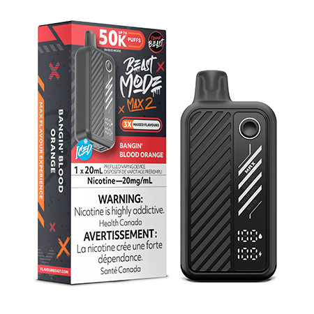 [O] Bangin Blood Orange iced flavour beast max2 50k 20mg 20ml