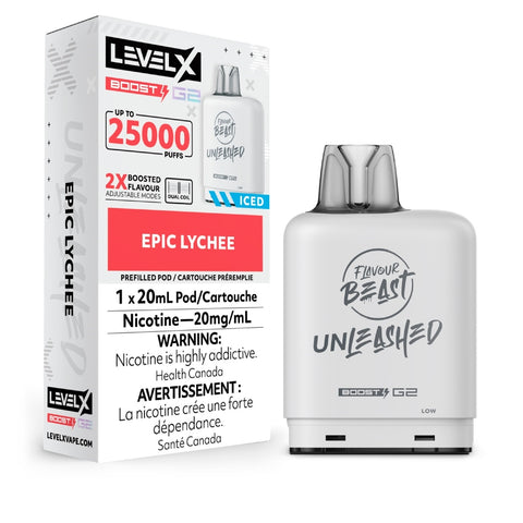 [S] Epic Lychee LevelX 25K 20mg (Without Battery)