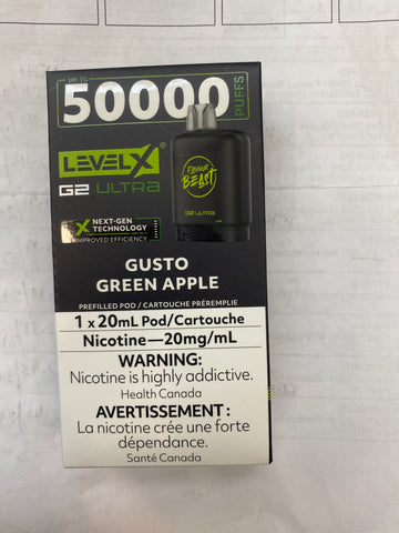 [O] Gusto Green Apple LevelX 50K (Without Battery)