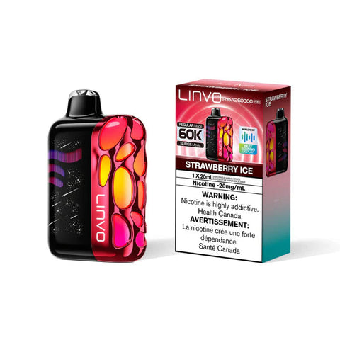 [O] Strawberry Ice Linvo 60kO Pro 20mg 20ml sale 8