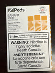 [O] Banana Iced Zpod 3/pk blend 20mg