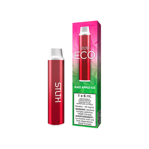[s] Razz Apple Ice STLTH Eco 3k 20mg 6ml sale 8