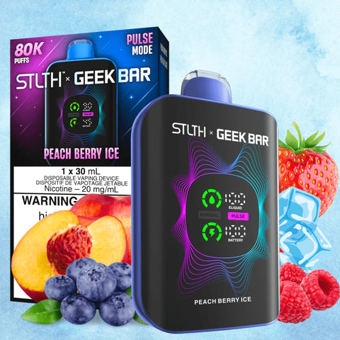 [S] Peach Berry Ice STLTHXGeekbar 80k 20mg 30ml