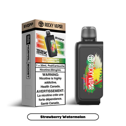 [S] Strawberry Watermelon Sale7 Rocky Vapor OXBAR 32K [Prefilled Pods](without battery
