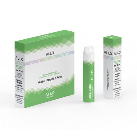 [s] Lemon Lime Cranberry Allo Ultra 2500 20mg 1x8mL sale 8