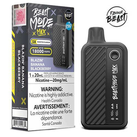 [s] Blazin’ Banana Blackberry 1x20ml 18k FlavourBeast 20mg/mL sale 6